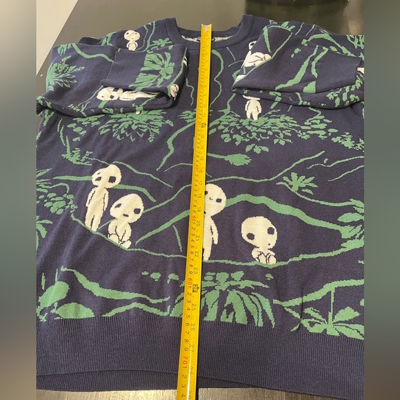 Firm! Cozy Studio Ghibli Princess Mononoke Kodama Forest Sweater - Picture 8 of 10